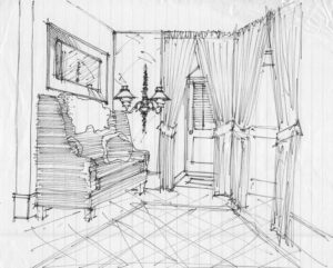DC T.H. Entry Imterior Study III