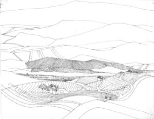 Farm Terrain Drawing architecture