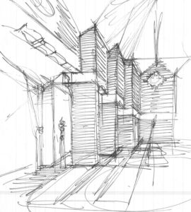 DC Glenoaks Hilltop House Interior Study