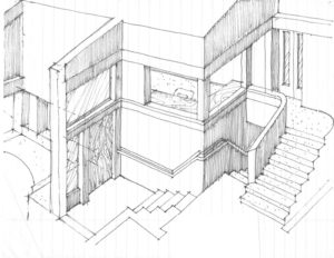 DC Provo House Entry Sketch I