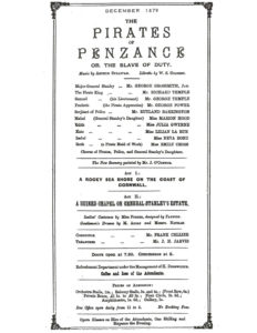Pirates of Penzance-Program 1