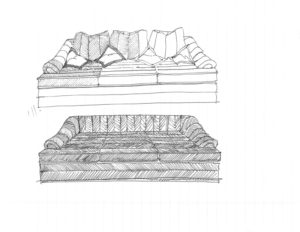 Upholstered Sofa